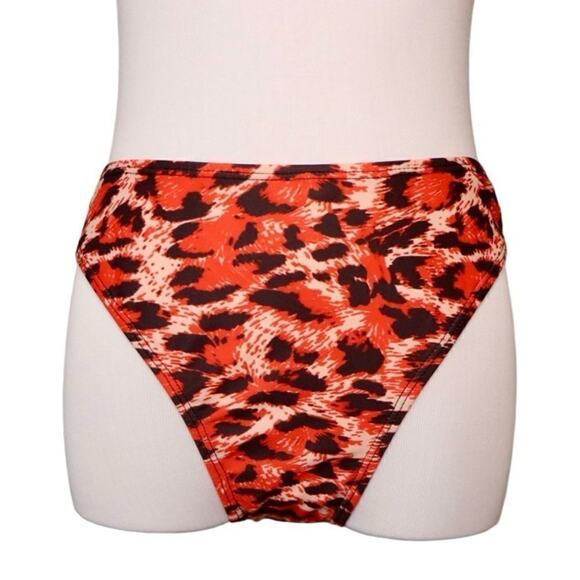 Bobbie Brooks Cheetah Animal Print 2pc Tankini Swimsuit MEDIUM Beach Vacation - Picture 5 of 12